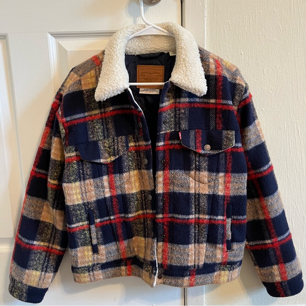 Levi's Womens Premium Wool Trucker Jacket